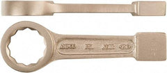 Ampco - 2-5/8" 12 Point Striking Box Wrench - Single End, 11-1/4" OAL, Aluminum Bronze, Polished Finish - Caliber Tooling