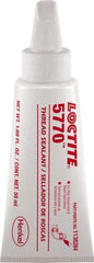 Loctite - 50 mL, White, High Strength Liquid Thread Sealant - 72 Full Cure Time - Caliber Tooling