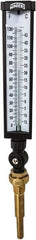 Winters - -15 to 120°F, Industrial Thermometer with Standard Thermowell - 5 Inch Immersion Length, 6 Inch Stem Length, 20 Inch Long, 3/4 Inch Thread - Caliber Tooling