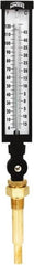 Winters - -15 to 120°F, Industrial Thermometer with Standard Thermowell - 5 Inch Immersion Length, 6 Inch Stem Length, 20 Inch Long, 3/4 Inch Thread - Caliber Tooling