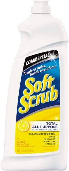 Soft Scrub - 36 oz Bottle All-Purpose Cleaner - Liquid, Lemon - Caliber Tooling