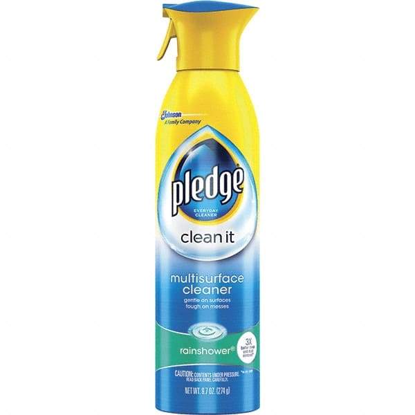 Pledge - 9.7 oz Aerosol All-Purpose Cleaner - Aerosol, Rainshower - Caliber Tooling