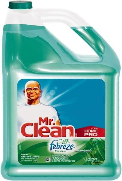 Mr. Clean - 1 Gal Bottle All-Purpose Cleaner - Liquid, Meadows & Rain - Caliber Tooling