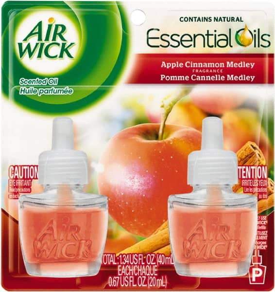 Air Wick - 0.67 oz Air Freshener Dispenser Refill - Apple Cinnamon, Compatible with Air Wick Oil Warmers - Caliber Tooling