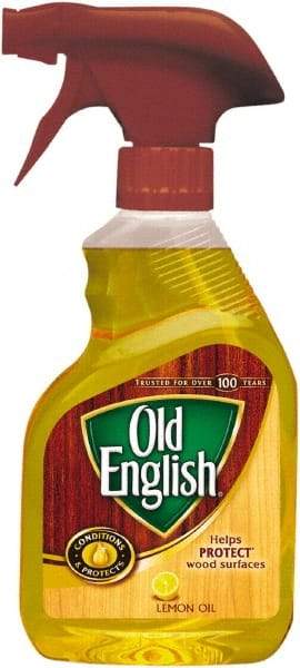 Old English - 12 Fluid Ounce Liquid Furniture Polish - Lemon Scent, Spray Bottle - Caliber Tooling