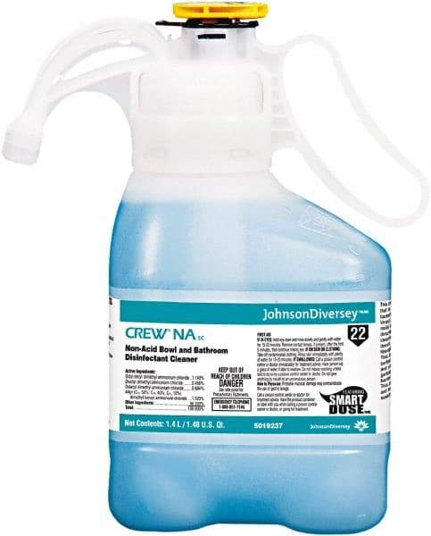 Diversey - 47 oz Bottle Liquid Bathroom Cleaner - Floral Scent, Disinfectant, Nonacidic, Toilet Bowl - Caliber Tooling