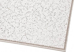 Armstrong World - 24" Long x 24" Wide, Wet-Formed Mineral Fiber Acoustic Ceiling Tile - ASTM E1264 Specification, White - Caliber Tooling