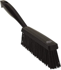 Vikan - 14" OAL, Polyester Staple Set Bench Brush - 2" Bristle Length, 6-3/8" Long Head, Black - Caliber Tooling