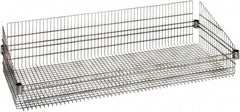 Quantum Storage - Wire Basket Unit - 48" Wide x 18" Deep x 10" High, - Caliber Tooling