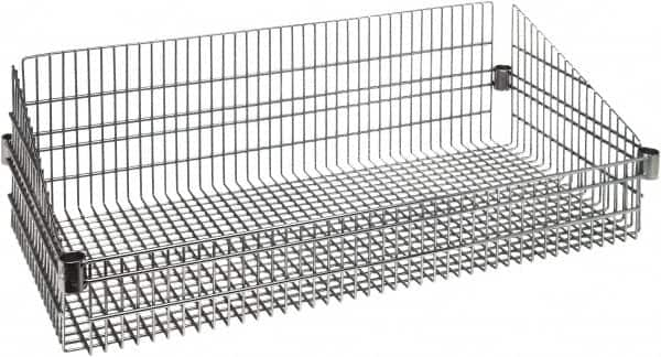 Quantum Storage - Wire Basket Unit - 36" Wide x 18" Deep x 10" High, - Caliber Tooling