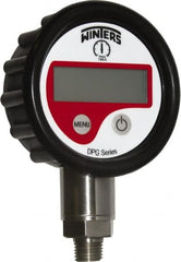 Winters - 2-1/2" Dial, 1/4 Thread, 30-0-15 Scale Range, Pressure Gauge - Lower Connection Mount, Accurate to 0.01% of Scale - Caliber Tooling