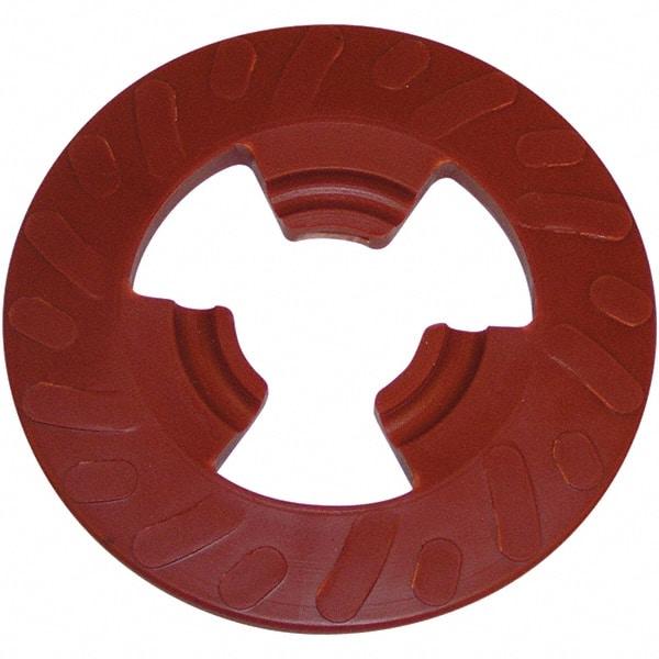 3M - 4" Max Diam, Abrasive Disc Face Plate - 5/8-11 Male - Caliber Tooling