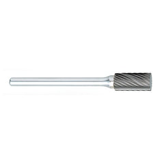 ‎SG-51 -6mm × 12mm LOC × 6mm Shank × 50mm OAL Pointed Tree Carbide Medium Right Hand Spiral Burr - Caliber Tooling