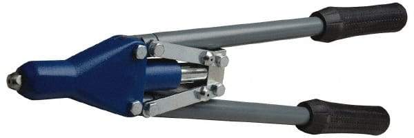 RivetKing - Straight Head Hand Riveter - 1/8 to 3/16" Rivet Capacity, 17-1/2" OAL - Caliber Tooling