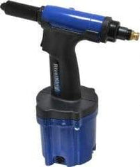 RivetKing - Up to 3/16" Capacity, Air Riveting Hammer - 5/8" Long Stroke, 1/4" Inlet - Caliber Tooling