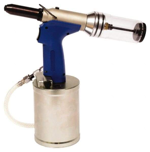 RivetKing - Up to 1/4" Capacity, Air Riveter - 1" Long Stroke, 1/4" Inlet - Caliber Tooling