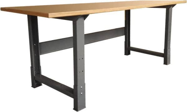 Value Collection - Industrial Work Bench - 4,000 Lb Capacity, Shop Top, Gray, 36" Wide x 34-3/4" High x 72" Long - Caliber Tooling