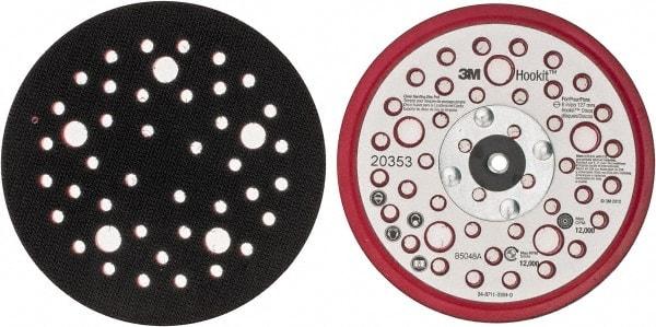 3M - 5" Diam Hook & Loop Disc Backing Pad - Firm Density, 12,000 RPM - Caliber Tooling