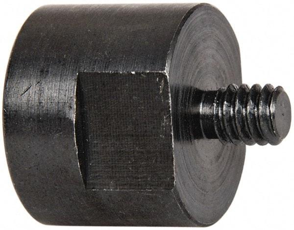 Made in USA - 7/16" Max Diam, Abrasive Disc Adapter - 7/16-20 Female, 20,000 RPM - Caliber Tooling