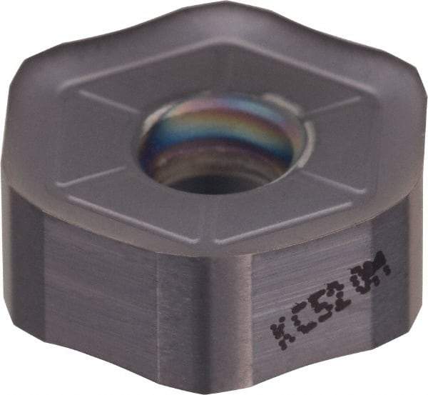 Kennametal - HNGJ535 LD Grade KC520M Carbide Milling Insert - TiAlN Finish, 0.2189" Thick, 5/8" Inscribed Circle, 1.2mm Corner Radius - Caliber Tooling