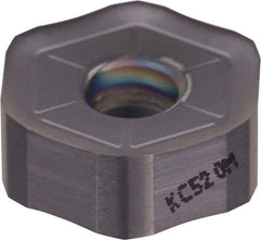 Kennametal - HNGJ535 LD Grade KC520M Carbide Milling Insert - TiAlN Finish, 0.2189" Thick, 5/8" Inscribed Circle, 1.2mm Corner Radius - Caliber Tooling