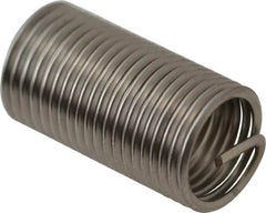 Recoil - 3/8-24 UNF, 0.938" OAL, Free Running Helical Insert - 19-1/8 Free Coils, Tanged, Stainless Steel, Bright Finish, 2-1/2D Insert Length - Caliber Tooling