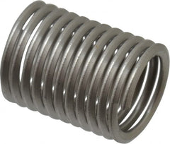 Recoil - 1/4-28 UNC, 1/2" OAL, Free Running Helical Insert - 11-3/8 Free Coils, Tanged, Stainless Steel, 2D Insert Length - Caliber Tooling