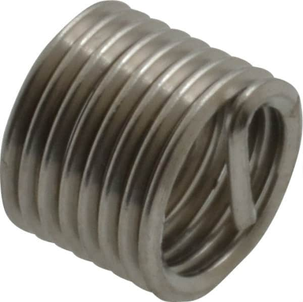 Recoil - M7x1.00 Metric Coarse, 10-1/2" OAL, Free Running Helical Insert - 8 Free Coils, Tanged, Stainless Steel, 1-1/2D Insert Length - Caliber Tooling