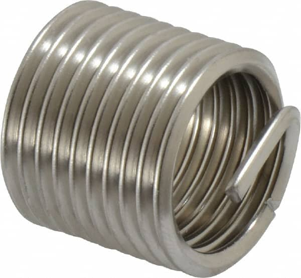 Recoil - M20x2.50 Metric Coarse, 30" OAL, Free Running Helical Insert - 9-7/8 Free Coils, Tanged, Stainless Steel, 1-1/2D Insert Length - Exact Industrial Supply