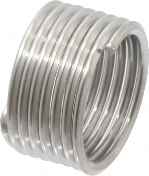 Recoil - M12x1.25 Metric Fine, 1/2" OAL, Free Running Helical Insert - Tanged, Stainless Steel, 1D Insert Length - Caliber Tooling