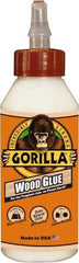 Gorilla Glue - 8 oz Bottle Natural Wood Glue - 3 to 4 hr Working Time, 24 hr Full Cure Time, Bonds to Cork Board & Wood - Caliber Tooling