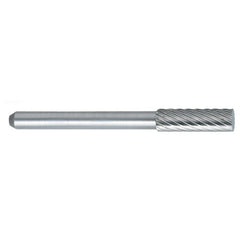 ‎SE-53 -3/16 × 9/32 LOC × 1/8 Shank × 1-1/2 OAL Egg Shape Carbide Medium Right Hand Spiral Burr - Caliber Tooling