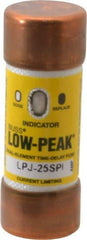 Cooper Bussmann - 300 VDC, 600 VAC, 25 Amp, Time Delay General Purpose Fuse - Fuse Holder Mount, 2-1/4" OAL, 100 at DC, 300 at AC (RMS) kA Rating, 13/16" Diam - Caliber Tooling