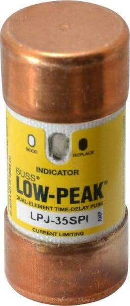 Cooper Bussmann - 300 VDC, 600 VAC, 35 Amp, Time Delay General Purpose Fuse - Fuse Holder Mount, 2-3/8" OAL, 100 at DC, 300 at AC (RMS) kA Rating, 1-1/16" Diam - Caliber Tooling