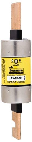 Cooper Bussmann - 250 VAC/VDC, 80 Amp, Time Delay General Purpose Fuse - Bolt-on Mount, 5-29/32" OAL, 100 at DC, 300 at AC (RMS) kA Rating, 1-7/64" Diam - Caliber Tooling