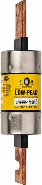 Cooper Bussmann - 250 VAC/VDC, 175 Amp, Time Delay General Purpose Fuse - Bolt-on Mount, 7-1/8" OAL, 100 at DC, 300 at AC (RMS) kA Rating, 1-19/32" Diam - Caliber Tooling