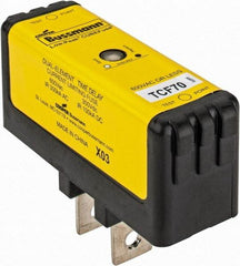 Cooper Bussmann - 300 VDC, 600 VAC, 70 Amp, Time Delay General Purpose Fuse - Plug-in Mount, 76.45mm OAL, 100 at DC, 200 (CSA RMS), 300 (UL RMS) kA Rating - Caliber Tooling