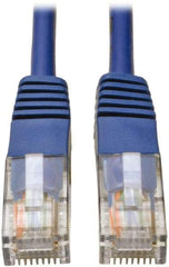 Tripp-Lite - Cat5e, 24 AWG, 8 Wires, 550 MHz, Unshielded Network & Ethernet Cable - Blue, PVC, 100' OAL - Caliber Tooling