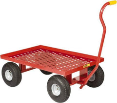 Little Giant - 1,200 Lb Capacity Steel Perforated Steel Deck Wagon Truck - Steel Deck, 24" OAW - Caliber Tooling