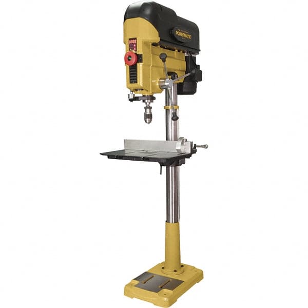 Powermatic - 6" Swing, Variable Speed Pulley Drill Press - Variable Speed, 1 hp, Single Phase - Caliber Tooling