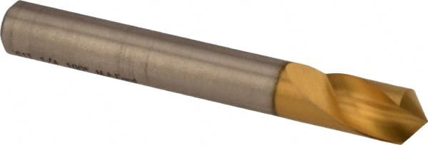 M.A. Ford - 1/4" Head Diam, 1/4" Shank Diam, 1 Flute 100° High Speed Steel Countersink - Caliber Tooling