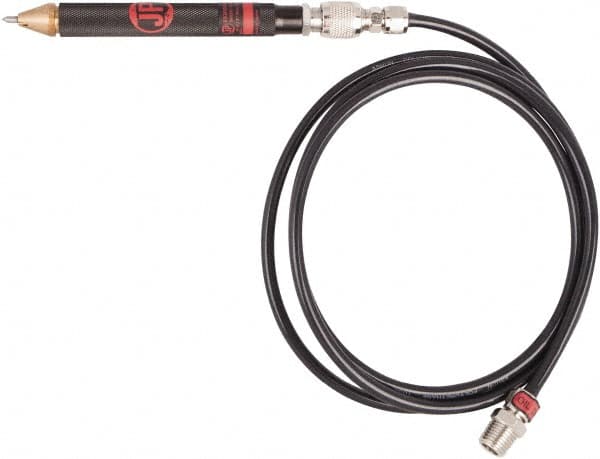 PRO-SOURCE - 3,800 BPM, 90 psi, 0.25" Inlet, 1/4 NPT Inlet, Air Engraving Pen - 59" Long Hose, 1,500 mm Long Hose, 620 kPa Air Pressure, 6.2 bar Air Pressure - Caliber Tooling