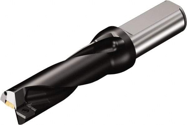 Sandvik Coromant - 4.0935" Max Drill Depth, 3xD, 1.312" Diam, Indexable Insert Drill - 2 Inserts, 1-1/2" Shank Diam, Straight Shank - Caliber Tooling