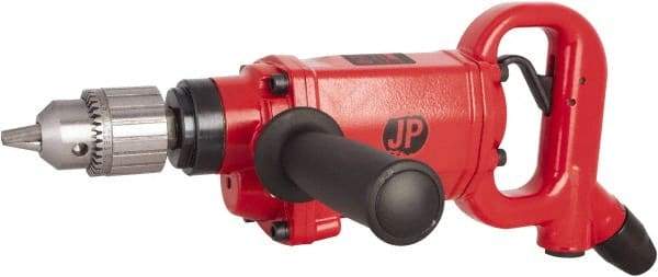 PRO-SOURCE - 1/2" Keyed Chuck - D-Handle with Side Handle, 1,200 RPM, 2.36 LPS, 5 CFM, 1 hp, 90 psi - Caliber Tooling