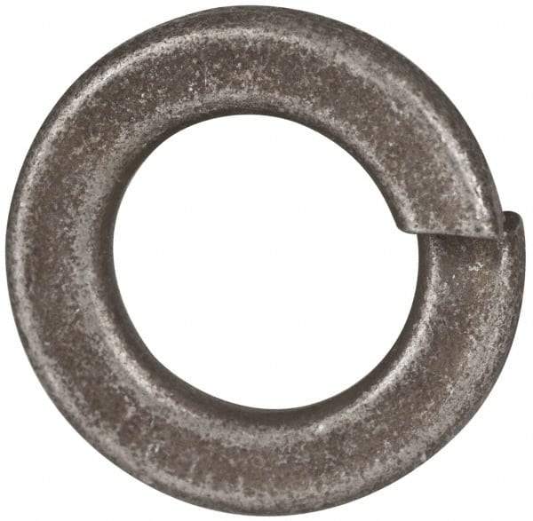 Value Collection - 1/2", 0.502" ID, 1/8" Thick Split Lock Washer - Grade 2 Spring Steel, Zinc Yellow Dichromate Finish, 0.502" Min ID, 0.512" Max ID, 0.869" Max OD - Caliber Tooling