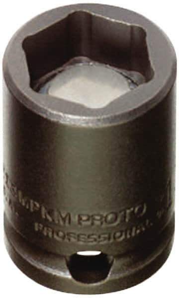 Proto - 1/2" Drive, 7/16" Socket, Power Socket - 6 Points, 1-1/2" OAL - Caliber Tooling