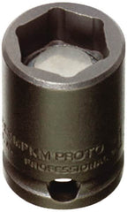 Proto - 1/2" Drive, 7/16" Socket, Power Socket - 6 Points, 1-1/2" OAL - Caliber Tooling