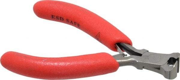 Proto - 4" OAL, 18 AWG Capacity, End Cutting Pliers - 7/16" Jaw Length x 3/4" Jaw Width, End Cut Head, ESD Cushion Handle - Caliber Tooling