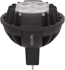 Philips - 7 Watt LED Commercial/Industrial 2 Pin Lamp - 2,700°K Color Temp, 370 Lumens, 12 Volts, Dimmable, MRC16, 35,000 hr Avg Life - Caliber Tooling