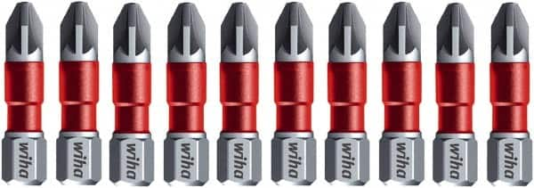 Wiha - PZ.3 Posidriv Screwdriver Bit - 1/4" Drive, 1-9/64" OAL - Caliber Tooling